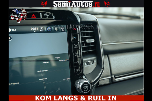 Dodge Ram 1500 Limited Night | 5.7 V8 Hemi Full Option | LPG | Comfortabele Dubbele Cabine met Royale 5 Zitplaatsen | De Meest Luxe en Volle Pick-Up in zijn Klasse | BPM vrij | Nu Leverbaar uit Voorraad | Voorraad Nr v45lp