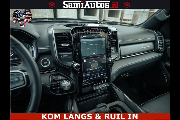 Dodge Ram 1500 Limited Night | 5.7 V8 Hemi Full Option | LPG | Comfortabele Dubbele Cabine met Royale 5 Zitplaatsen | De Meest Luxe en Volle Pick-Up in zijn Klasse | BPM vrij | Nu Leverbaar uit Voorraad | Voorraad Nr v45lp