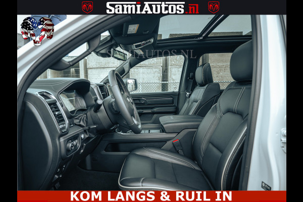 Dodge Ram 1500 Limited Night | 5.7 V8 Hemi Full Option | LPG | Comfortabele Dubbele Cabine met Royale 5 Zitplaatsen | De Meest Luxe en Volle Pick-Up in zijn Klasse | BPM vrij | Nu Leverbaar uit Voorraad | Voorraad Nr v45lp