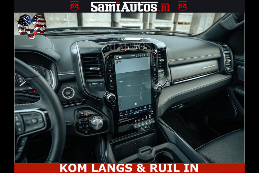 Dodge Ram 1500 Limited Night | 5.7 V8 Hemi Full Option | LPG | Comfortabele Dubbele Cabine met Royale 5 Zitplaatsen | De Meest Luxe en Volle Pick-Up in zijn Klasse | BPM vrij | Nu Leverbaar uit Voorraad | Voorraad Nr v45lp