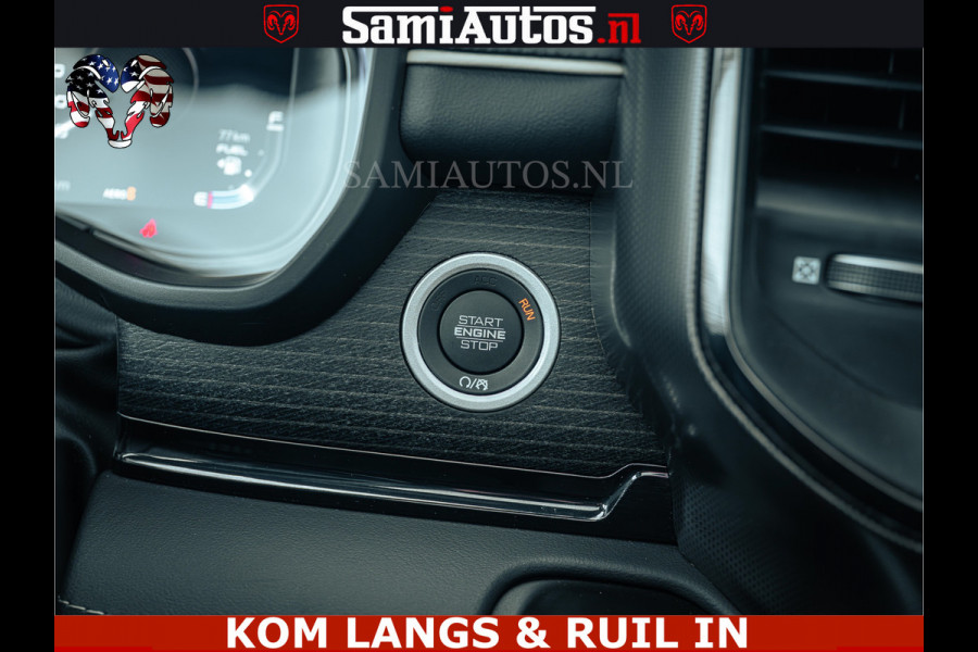 Dodge Ram 1500 Limited Night | 5.7 V8 Hemi Full Option | LPG | Comfortabele Dubbele Cabine met Royale 5 Zitplaatsen | De Meest Luxe en Volle Pick-Up in zijn Klasse | BPM vrij | Nu Leverbaar uit Voorraad | Voorraad Nr v45lp