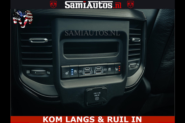 Dodge Ram 1500 Limited Night | 5.7 V8 Hemi Full Option | LPG | Comfortabele Dubbele Cabine met Royale 5 Zitplaatsen | De Meest Luxe en Volle Pick-Up in zijn Klasse | BPM vrij | Nu Leverbaar uit Voorraad | Voorraad Nr v45lp