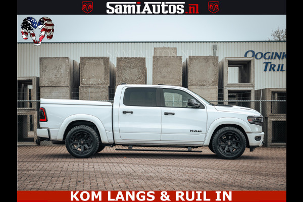 Dodge Ram 1500 Limited Night | 5.7 V8 Hemi Full Option | LPG | Comfortabele Dubbele Cabine met Royale 5 Zitplaatsen | De Meest Luxe en Volle Pick-Up in zijn Klasse | BPM vrij | Nu Leverbaar uit Voorraad | Voorraad Nr v45lp