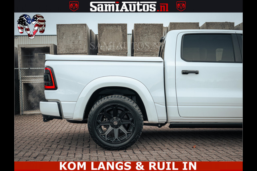 Dodge Ram 1500 Limited Night | 5.7 V8 Hemi Full Option | LPG | Comfortabele Dubbele Cabine met Royale 5 Zitplaatsen | De Meest Luxe en Volle Pick-Up in zijn Klasse | BPM vrij | Nu Leverbaar uit Voorraad | Voorraad Nr v45lp