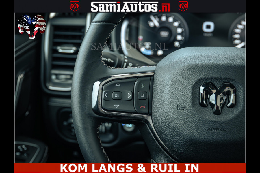 Dodge Ram 1500 Limited Night | 5.7 V8 Hemi Full Option | LPG | Comfortabele Dubbele Cabine met Royale 5 Zitplaatsen | De Meest Luxe en Volle Pick-Up in zijn Klasse | BPM vrij | Nu Leverbaar uit Voorraad | Voorraad Nr v45lp
