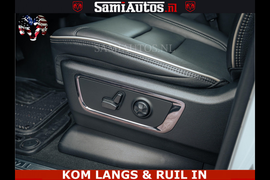 Dodge Ram 1500 Limited Night | 5.7 V8 Hemi Full Option | LPG | Comfortabele Dubbele Cabine met Royale 5 Zitplaatsen | De Meest Luxe en Volle Pick-Up in zijn Klasse | BPM vrij | Nu Leverbaar uit Voorraad | Voorraad Nr v45lp