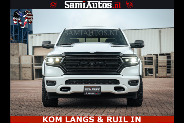 Dodge Ram 1500 Limited Night | 5.7 V8 Hemi Full Option | LPG | Comfortabele Dubbele Cabine met Royale 5 Zitplaatsen | De Meest Luxe en Volle Pick-Up in zijn Klasse | BPM vrij | Nu Leverbaar uit Voorraad | Voorraad Nr v45lp