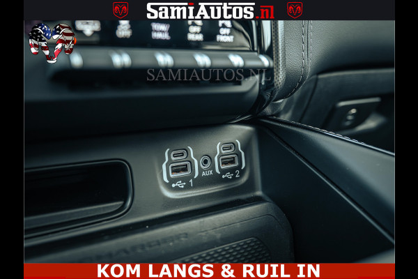 Dodge Ram 1500 Limited Night | 5.7 V8 Hemi Full Option | LPG | Comfortabele Dubbele Cabine met Royale 5 Zitplaatsen | De Meest Luxe en Volle Pick-Up in zijn Klasse | BPM vrij | Nu Leverbaar uit Voorraad | Voorraad Nr v45lp