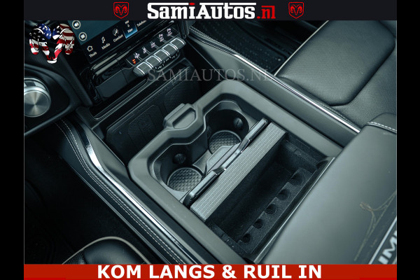 Dodge Ram 1500 Limited Night | 5.7 V8 Hemi Full Option | LPG | Comfortabele Dubbele Cabine met Royale 5 Zitplaatsen | De Meest Luxe en Volle Pick-Up in zijn Klasse | BPM vrij | Nu Leverbaar uit Voorraad | Voorraad Nr v45lp