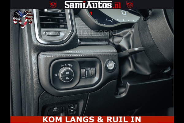 Dodge Ram 1500 Limited Night | 5.7 V8 Hemi Full Option | LPG | Comfortabele Dubbele Cabine met Royale 5 Zitplaatsen | De Meest Luxe en Volle Pick-Up in zijn Klasse | BPM vrij | Nu Leverbaar uit Voorraad | Voorraad Nr v45lp