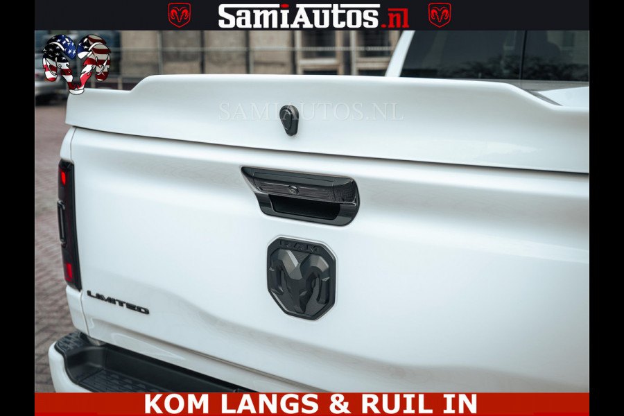 Dodge Ram 1500 Limited Night | 5.7 V8 Hemi Full Option | LPG | Comfortabele Dubbele Cabine met Royale 5 Zitplaatsen | De Meest Luxe en Volle Pick-Up in zijn Klasse | BPM vrij | Nu Leverbaar uit Voorraad | Voorraad Nr v45lp