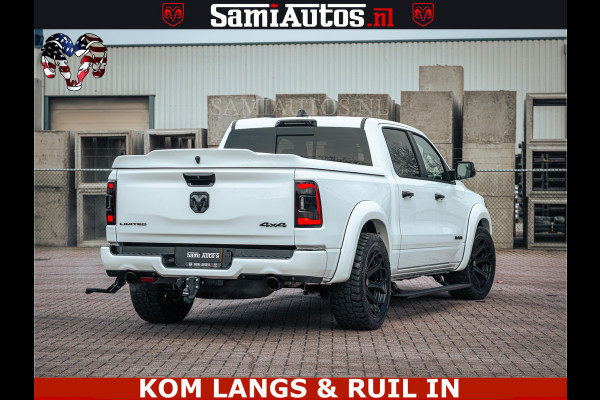 Dodge Ram 1500 Limited Night | 5.7 V8 Hemi Full Option | LPG | Comfortabele Dubbele Cabine met Royale 5 Zitplaatsen | De Meest Luxe en Volle Pick-Up in zijn Klasse | BPM vrij | Nu Leverbaar uit Voorraad | Voorraad Nr v45lp