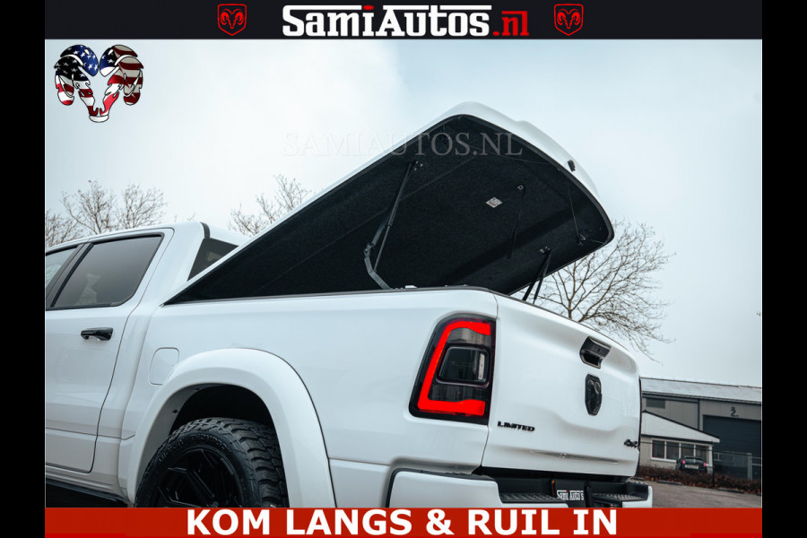 Dodge Ram 1500 Limited Night | 5.7 V8 Hemi Full Option | LPG | Comfortabele Dubbele Cabine met Royale 5 Zitplaatsen | De Meest Luxe en Volle Pick-Up in zijn Klasse | BPM vrij | Nu Leverbaar uit Voorraad | Voorraad Nr v45lp