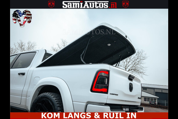 Dodge Ram 1500 Limited Night | 5.7 V8 Hemi Full Option | LPG | Comfortabele Dubbele Cabine met Royale 5 Zitplaatsen | De Meest Luxe en Volle Pick-Up in zijn Klasse | BPM vrij | Nu Leverbaar uit Voorraad | Voorraad Nr v45lp