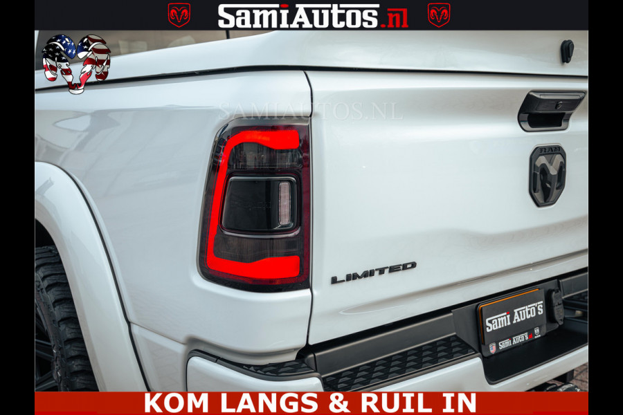 Dodge Ram 1500 Limited Night | 5.7 V8 Hemi Full Option | LPG | Comfortabele Dubbele Cabine met Royale 5 Zitplaatsen | De Meest Luxe en Volle Pick-Up in zijn Klasse | BPM vrij | Nu Leverbaar uit Voorraad | Voorraad Nr v45lp