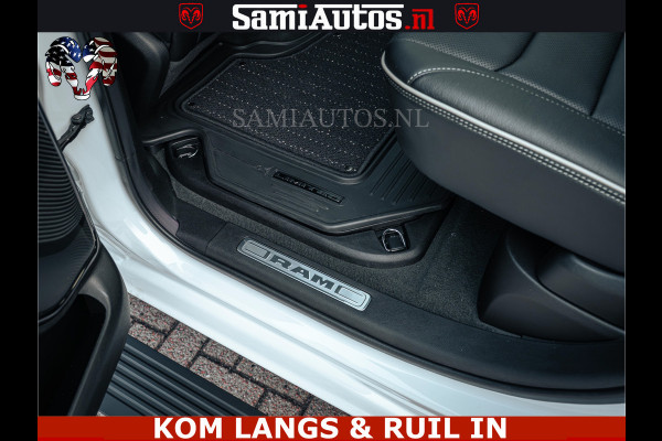 Dodge Ram 1500 Limited Night | 5.7 V8 Hemi Full Option | LPG | Comfortabele Dubbele Cabine met Royale 5 Zitplaatsen | De Meest Luxe en Volle Pick-Up in zijn Klasse | BPM vrij | Nu Leverbaar uit Voorraad | Voorraad Nr v45lp