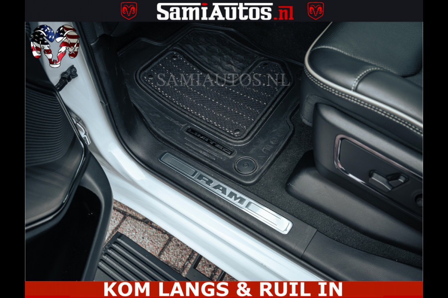 Dodge Ram 1500 Limited Night | 5.7 V8 Hemi Full Option | LPG | Comfortabele Dubbele Cabine met Royale 5 Zitplaatsen | De Meest Luxe en Volle Pick-Up in zijn Klasse | BPM vrij | Nu Leverbaar uit Voorraad | Voorraad Nr v45lp