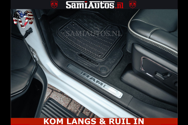 Dodge Ram 1500 Limited Night | 5.7 V8 Hemi Full Option | LPG | Comfortabele Dubbele Cabine met Royale 5 Zitplaatsen | De Meest Luxe en Volle Pick-Up in zijn Klasse | BPM vrij | Nu Leverbaar uit Voorraad | Voorraad Nr v45lp