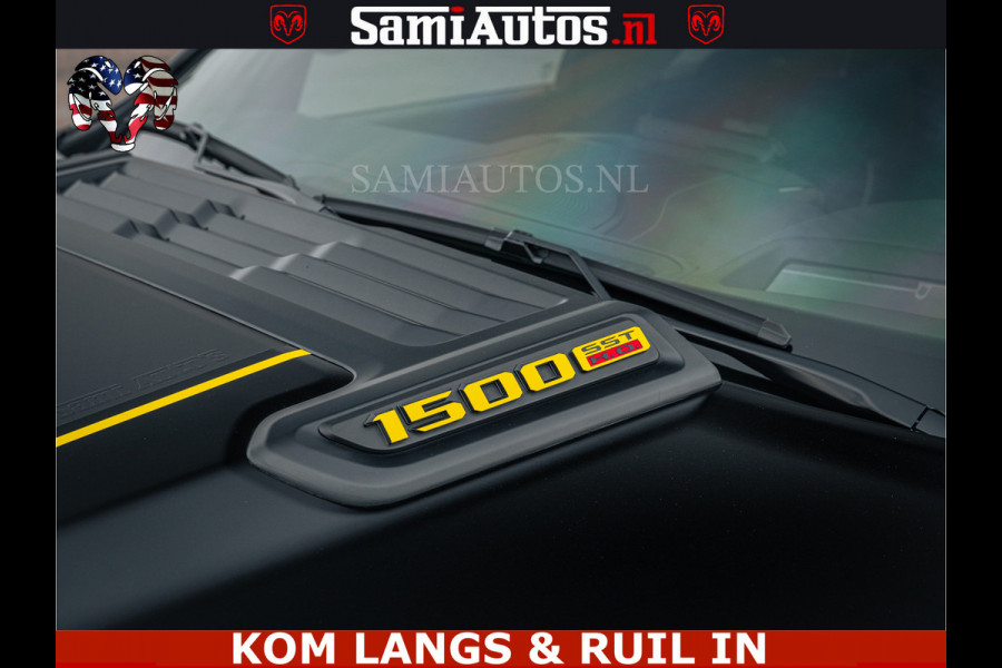 Dodge Ram 1500 Limited Night H.O 540HP 706Nm | Massage + Full Option | De Meest Luxe en Volle Pick-Up in zijn Klasse | Comfortabele Dubbele Cabine met Royale 5 Zitplaatsen | BPM vrij | Nu Leverbaar uit Voorraad | Voorraad Nr 2295 - 8559