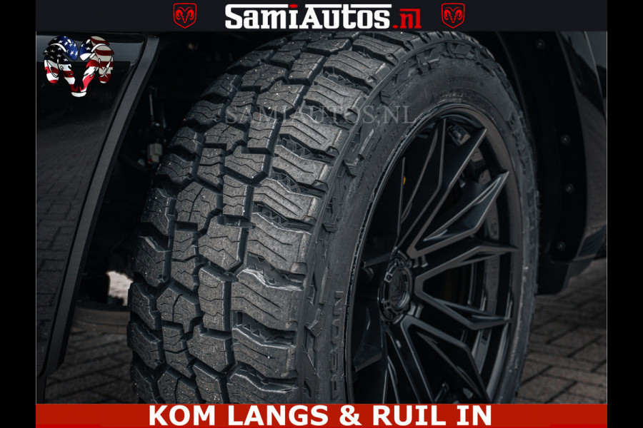 Dodge Ram LIMITED NIGHT H.O 540HP 706Nm | Massage + Full Option | De Meest Luxe en Volle Pick-Up in zijn Klasse | Comfortabele Dubbele Cabine met Royale 5 Zitplaatsen | BPM vrij | Nu Leverbaar uit Voorraad | Voorraad Nr 2370 - 5411