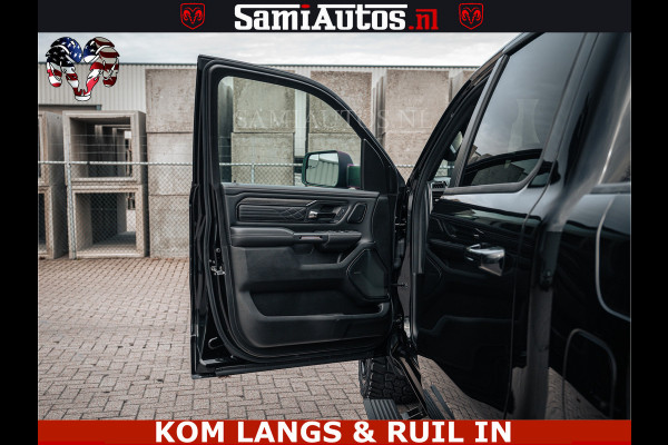 Dodge Ram LIMITED NIGHT H.O 540HP 706Nm | Massage + Full Option | De Meest Luxe en Volle Pick-Up in zijn Klasse | Comfortabele Dubbele Cabine met Royale 5 Zitplaatsen | BPM vrij | Nu Leverbaar uit Voorraad | Voorraad Nr 2370 - 5411