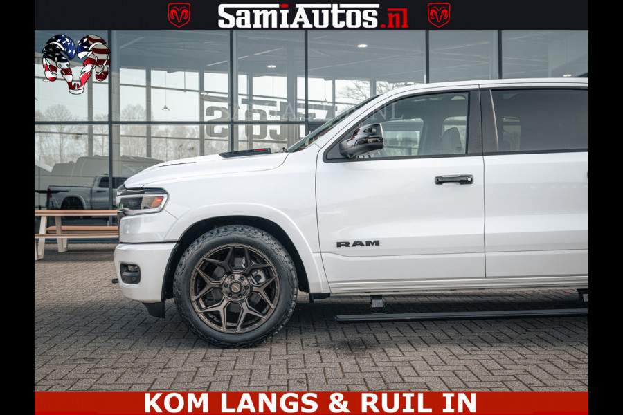 Dodge Ram SPORT LIMITED H.O 540PK 706Nm | Massage + Full Option | De Meest Luxe en Volle Pick-Up in zijn Klasse | Comfortabele Dubbele Cabine met Royale 5 Zitplaatsen | BPM vrij | Nu Leverbaar uit Voorraad | Voorraad Nr 2336 - 7700