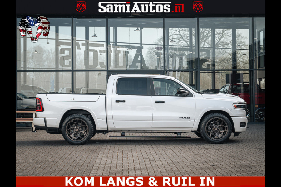 Dodge Ram SPORT LIMITED H.O 540PK 706Nm | Massage + Full Option | De Meest Luxe en Volle Pick-Up in zijn Klasse | Comfortabele Dubbele Cabine met Royale 5 Zitplaatsen | BPM vrij | Nu Leverbaar uit Voorraad | Voorraad Nr 2336 - 7700