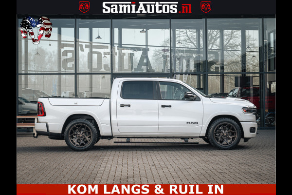 Dodge Ram SPORT LIMITED H.O 540PK 706Nm | Massage + Full Option | De Meest Luxe en Volle Pick-Up in zijn Klasse | Comfortabele Dubbele Cabine met Royale 5 Zitplaatsen | BPM vrij | Nu Leverbaar uit Voorraad | Voorraad Nr 2336 - 7700