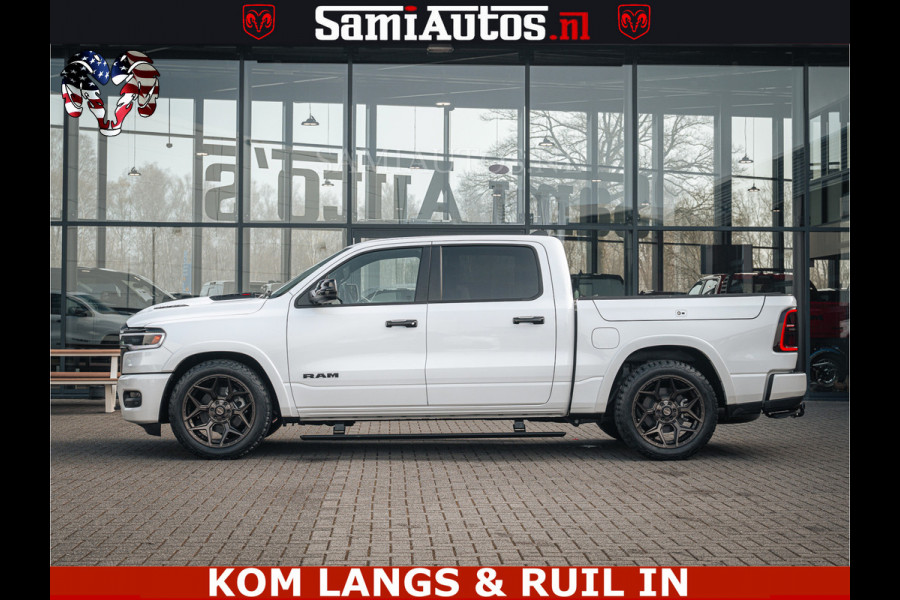 Dodge Ram SPORT LIMITED H.O 540PK 706Nm | Massage + Full Option | De Meest Luxe en Volle Pick-Up in zijn Klasse | Comfortabele Dubbele Cabine met Royale 5 Zitplaatsen | BPM vrij | Nu Leverbaar uit Voorraad | Voorraad Nr 2336 - 7700