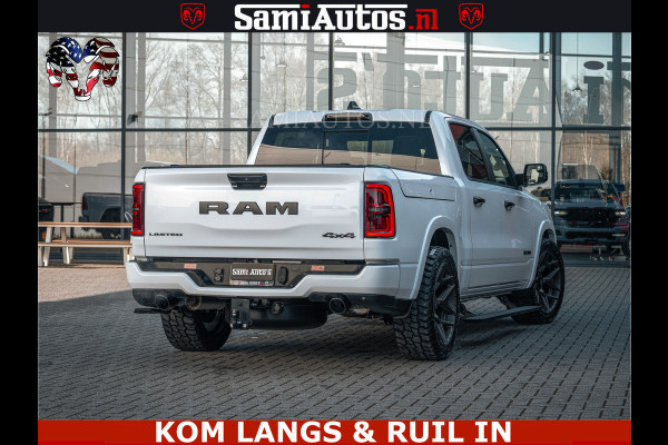 Dodge Ram SPORT LIMITED H.O 540PK 706Nm | Massage + Full Option | De Meest Luxe en Volle Pick-Up in zijn Klasse | Comfortabele Dubbele Cabine met Royale 5 Zitplaatsen | BPM vrij | Nu Leverbaar uit Voorraad | Voorraad Nr 2336 - 7700