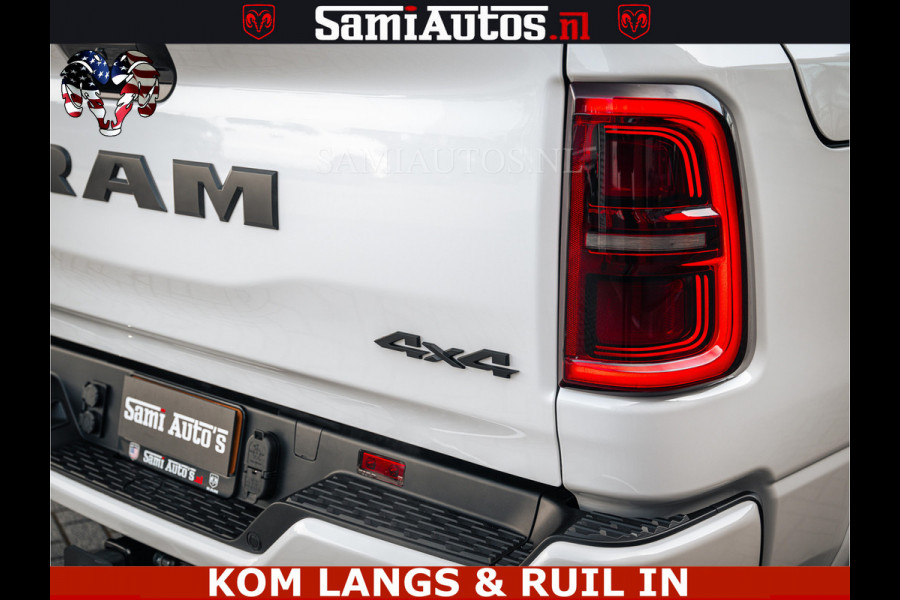 Dodge Ram SPORT LIMITED H.O 540PK 706Nm | Massage + Full Option | De Meest Luxe en Volle Pick-Up in zijn Klasse | Comfortabele Dubbele Cabine met Royale 5 Zitplaatsen | BPM vrij | Nu Leverbaar uit Voorraad | Voorraad Nr 2336 - 7700