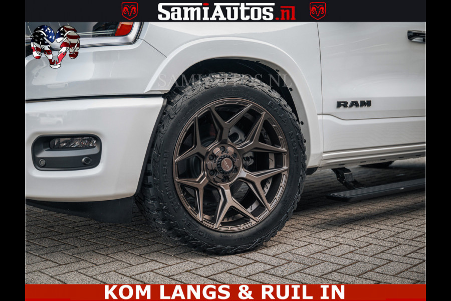 Dodge Ram SPORT LIMITED H.O 540PK 706Nm | Massage + Full Option | De Meest Luxe en Volle Pick-Up in zijn Klasse | Comfortabele Dubbele Cabine met Royale 5 Zitplaatsen | BPM vrij | Nu Leverbaar uit Voorraad | Voorraad Nr 2336 - 7700