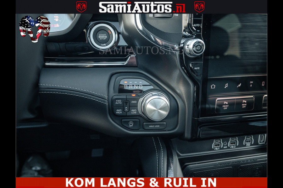 Dodge Ram SPORT LIMITED H.O 540PK 706Nm | Massage + Full Option | De Meest Luxe en Volle Pick-Up in zijn Klasse | Comfortabele Dubbele Cabine met Royale 5 Zitplaatsen | BPM vrij | Nu Leverbaar uit Voorraad | Voorraad Nr 2336 - 7700