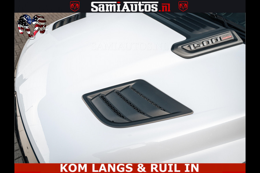 Dodge Ram SPORT LIMITED H.O 540PK 706Nm | Massage + Full Option | De Meest Luxe en Volle Pick-Up in zijn Klasse | Comfortabele Dubbele Cabine met Royale 5 Zitplaatsen | BPM vrij | Nu Leverbaar uit Voorraad | Voorraad Nr 2336 - 7700