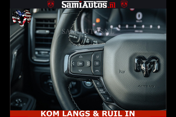 Dodge Ram SPORT LIMITED H.O 540PK 706Nm | Massage + Full Option | De Meest Luxe en Volle Pick-Up in zijn Klasse | Comfortabele Dubbele Cabine met Royale 5 Zitplaatsen | BPM vrij | Nu Leverbaar uit Voorraad | Voorraad Nr 2336 - 7700