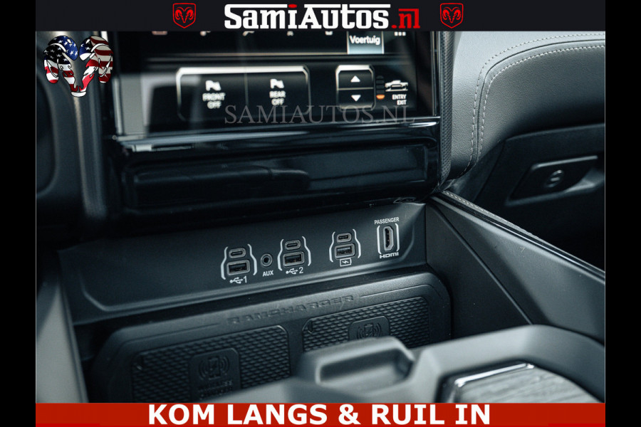 Dodge Ram SPORT LIMITED H.O 540PK 706Nm | Massage + Full Option | De Meest Luxe en Volle Pick-Up in zijn Klasse | Comfortabele Dubbele Cabine met Royale 5 Zitplaatsen | BPM vrij | Nu Leverbaar uit Voorraad | Voorraad Nr 2336 - 7700