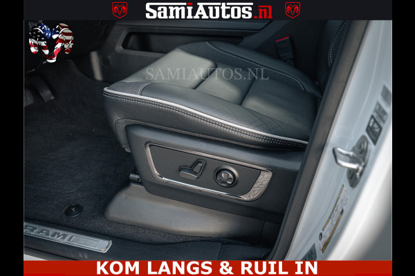 Dodge Ram SPORT LIMITED H.O 540PK 706Nm | Massage + Full Option | De Meest Luxe en Volle Pick-Up in zijn Klasse | Comfortabele Dubbele Cabine met Royale 5 Zitplaatsen | BPM vrij | Nu Leverbaar uit Voorraad | Voorraad Nr 2336 - 7700