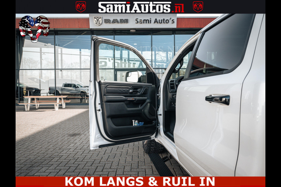 Dodge Ram SPORT LIMITED H.O 540PK 706Nm | Massage + Full Option | De Meest Luxe en Volle Pick-Up in zijn Klasse | Comfortabele Dubbele Cabine met Royale 5 Zitplaatsen | BPM vrij | Nu Leverbaar uit Voorraad | Voorraad Nr 2336 - 7700