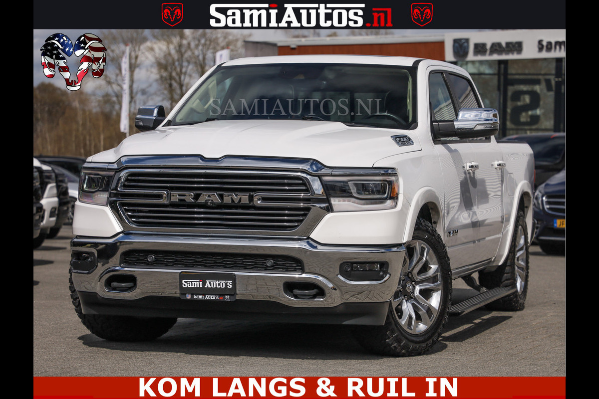 Dodge Ram MEGA VOL 5.7 V8 HEMI 402 PK | LUCHTVERING | ADAPTIVE CRUISE | PANODAK | 360 CAMERA | OPEN UITLAAT KLEP | CREW CAB | DUBBELE CABINE | 5 PERSOONS | DC |