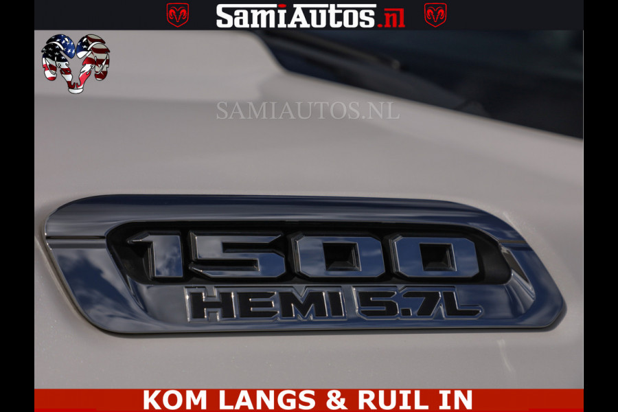 Dodge Ram MEGA VOL 5.7 V8 HEMI 402 PK | LUCHTVERING | ADAPTIVE CRUISE | PANODAK | 360 CAMERA | OPEN UITLAAT KLEP | CREW CAB | DUBBELE CABINE | 5 PERSOONS | DC |