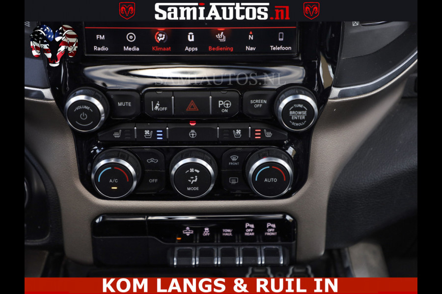 Dodge Ram MEGA VOL 5.7 V8 HEMI 402 PK | LUCHTVERING | ADAPTIVE CRUISE | PANODAK | 360 CAMERA | OPEN UITLAAT KLEP | CREW CAB | DUBBELE CABINE | 5 PERSOONS | DC |