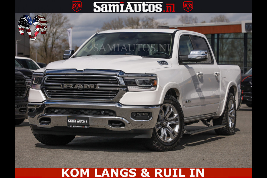 Dodge Ram MEGA VOL 5.7 V8 HEMI 402 PK | LUCHTVERING | ADAPTIVE CRUISE | PANODAK | 360 CAMERA | OPEN UITLAAT KLEP | CREW CAB | DUBBELE CABINE | 5 PERSOONS | DC |