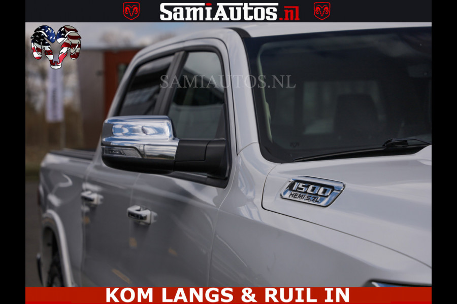 Dodge Ram MEGA VOL 5.7 V8 HEMI 402 PK | LUCHTVERING | ADAPTIVE CRUISE | PANODAK | 360 CAMERA | OPEN UITLAAT KLEP | CREW CAB | DUBBELE CABINE | 5 PERSOONS | DC |