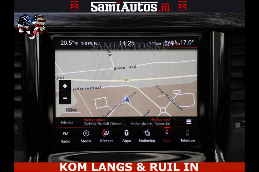 Dodge Ram MEGA VOL 5.7 V8 HEMI 402 PK | LUCHTVERING | ADAPTIVE CRUISE | PANODAK | 360 CAMERA | OPEN UITLAAT KLEP | CREW CAB | DUBBELE CABINE | 5 PERSOONS | DC |