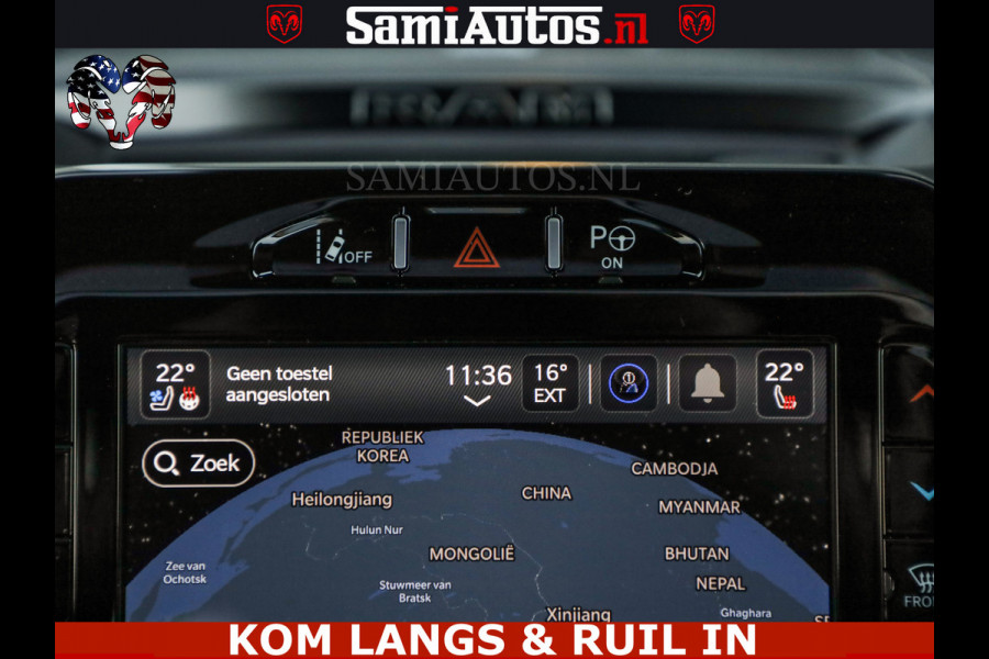 Dodge Ram GT HULK | 5.7 V8 HEMI | VIRTUAL COCKPIT | HEAD-UP | ADAPTIVE CRUISE | 360 CAMERA | TRX PACK | Comfortabele Dubbele Cabine met Royale 5 Zitplaatsen | BPM vrij