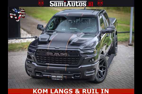 Dodge Ram LIMITED SPORT H.O 540HP 706Nm | Massage + Full Option | De Meest Luxe en Volle Pick-Up in zijn Klasse | Comfortabele Dubbele Cabine met Royale 5 Zitplaatsen | BPM vrij | Nu Leverbaar uit Voorraad | Voorraad Nr 2355 - 5149