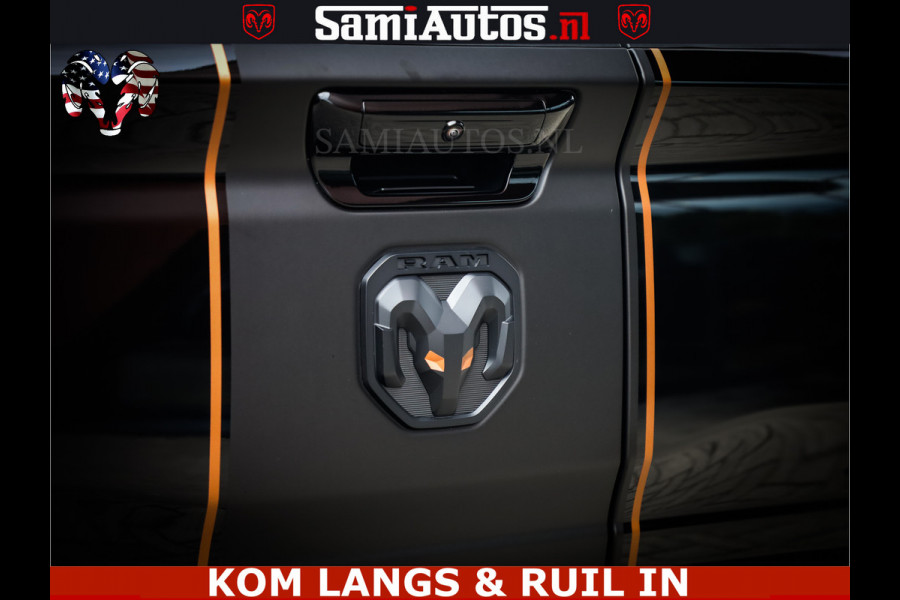 Dodge Ram LIMITED SPORT H.O 540HP 706Nm | Massage + Full Option | De Meest Luxe en Volle Pick-Up in zijn Klasse | Comfortabele Dubbele Cabine met Royale 5 Zitplaatsen | BPM vrij | Nu Leverbaar uit Voorraad | Voorraad Nr 2355 - 5149