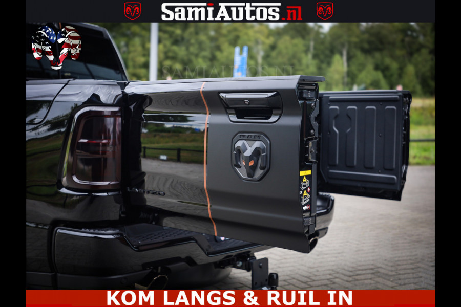 Dodge Ram LIMITED SPORT H.O 540HP 706Nm | Massage + Full Option | De Meest Luxe en Volle Pick-Up in zijn Klasse | Comfortabele Dubbele Cabine met Royale 5 Zitplaatsen | BPM vrij | Nu Leverbaar uit Voorraad | Voorraad Nr 2355 - 5149