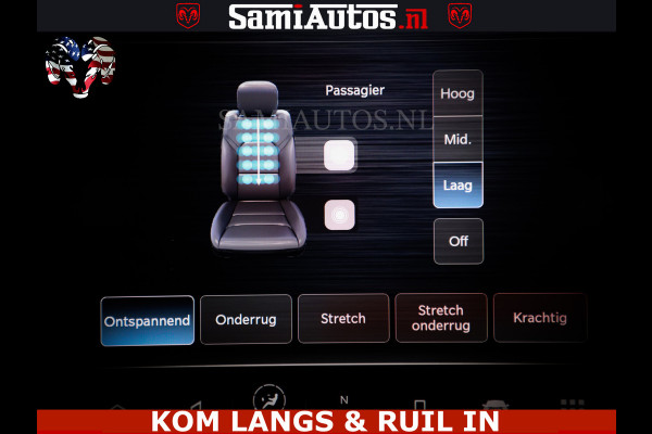 Dodge Ram LIMITED SPORT H.O 540HP 706Nm | Massage + Full Option | De Meest Luxe en Volle Pick-Up in zijn Klasse | Comfortabele Dubbele Cabine met Royale 5 Zitplaatsen | BPM vrij | Nu Leverbaar uit Voorraad | Voorraad Nr 2355 - 5149