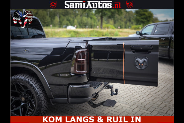Dodge Ram LIMITED SPORT H.O 540HP 706Nm | Massage + Full Option | De Meest Luxe en Volle Pick-Up in zijn Klasse | Comfortabele Dubbele Cabine met Royale 5 Zitplaatsen | BPM vrij | Nu Leverbaar uit Voorraad | Voorraad Nr 2355 - 5149